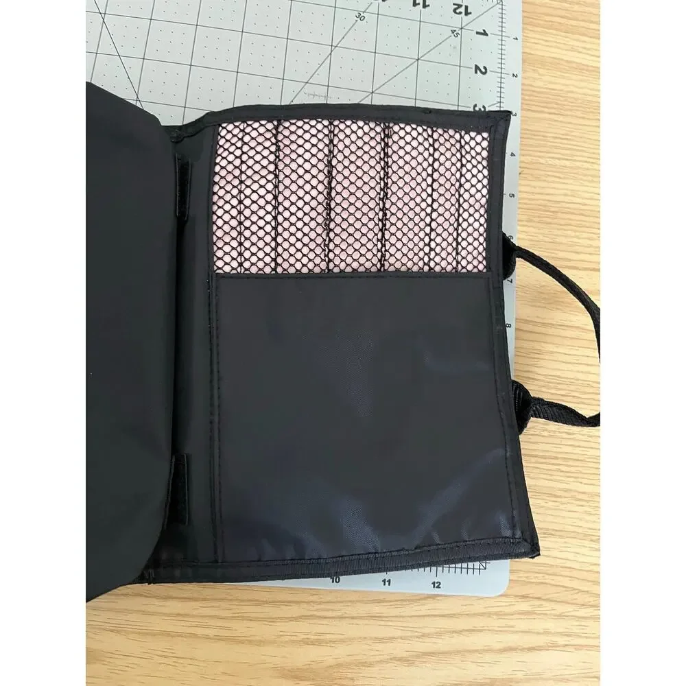 Mary Kay Travel Makeup Brush Organizer Case with Brush Set & Removable Pouch New